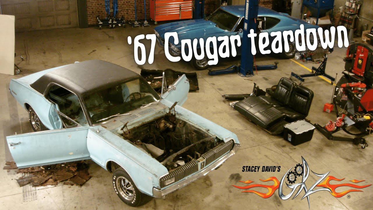 1967 Mercury Cougar V8 Interceptor Disassembly & GMP Diecast Story - Stacey David's Gearz S4 E6