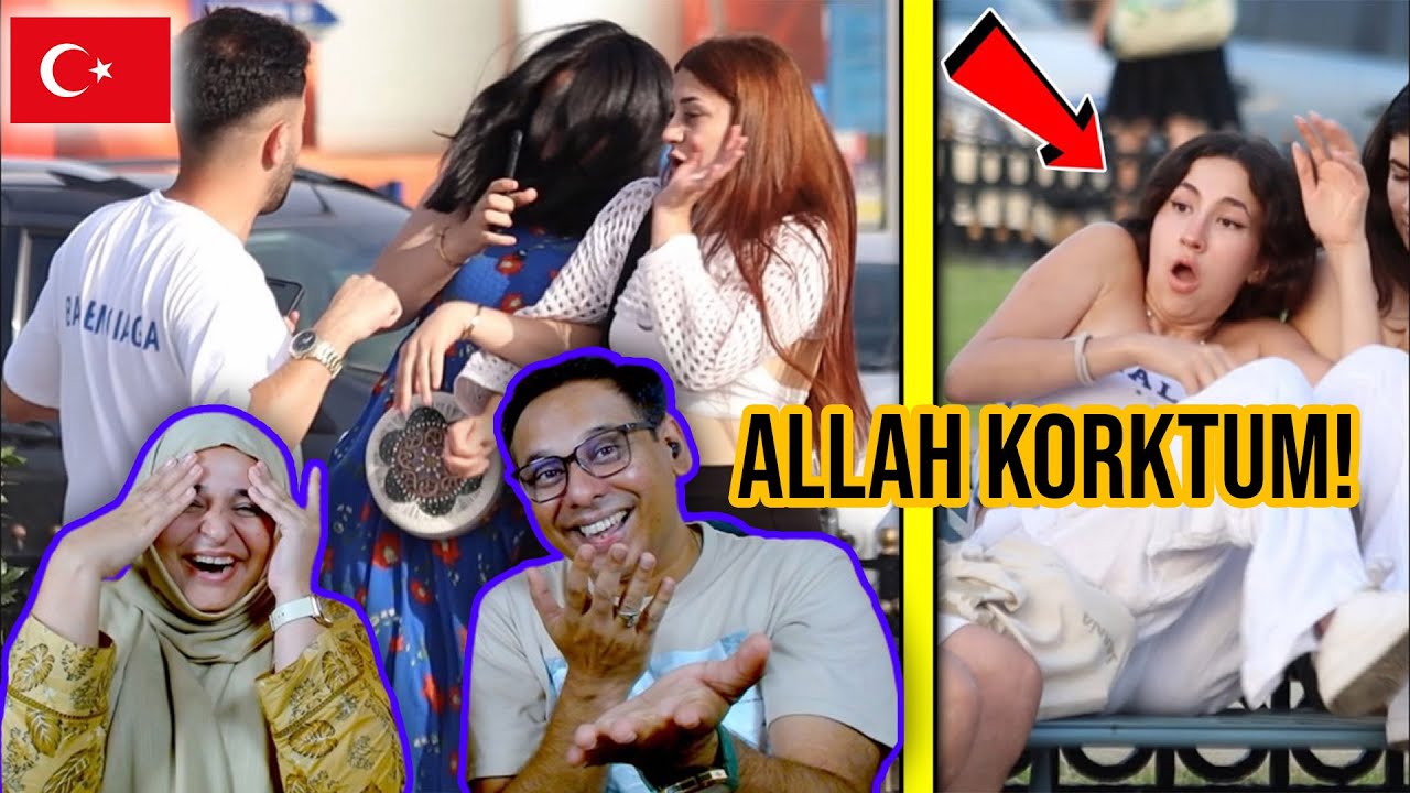 Pakistani Reaction 🇹🇷 GÜZEL KIZLARA YUMRUK ATMA ŞAKASI YAPARAK AKILLARINI ALDIM