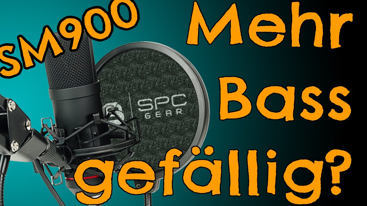 SPC SM900 USB Mikrofon Test Review TechBoss Deutsch 2020