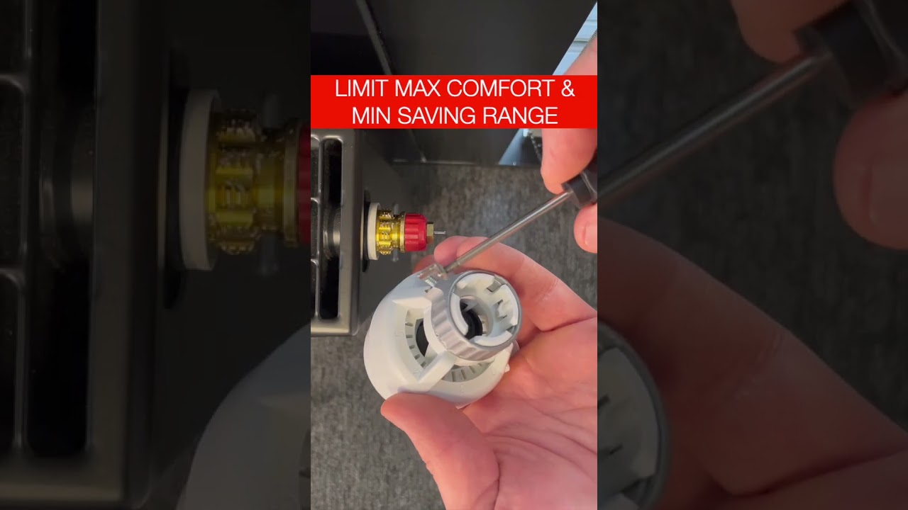 Tamperproof Aero Danfoss Radiator thermostat installation and setup  #danfoss #thermostats #mounting