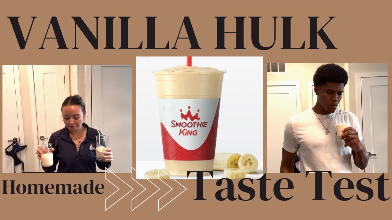 Vanilla Hulk Smoothie Dupe