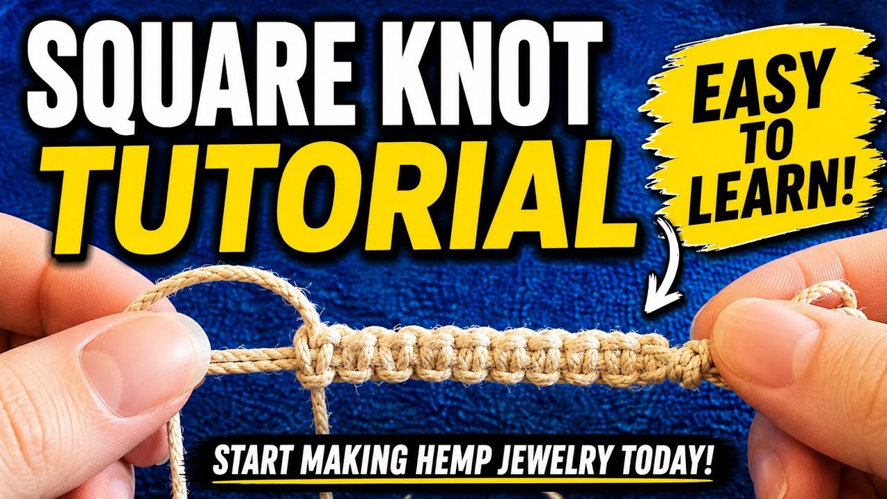 How to Tie a Square Knot for Hemp Jewelry