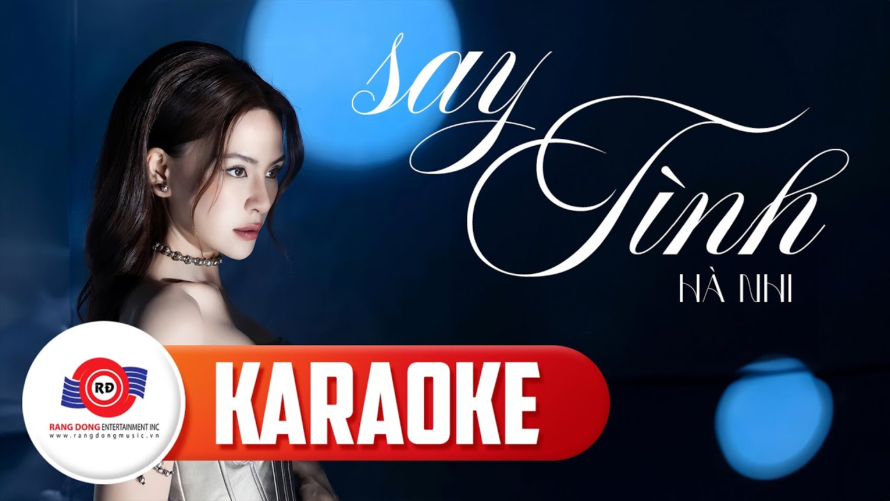 SAY TÌNH [ KARAOKE TONE NỮ ] - HÀ NHI | Bản Phối Mới Live Band