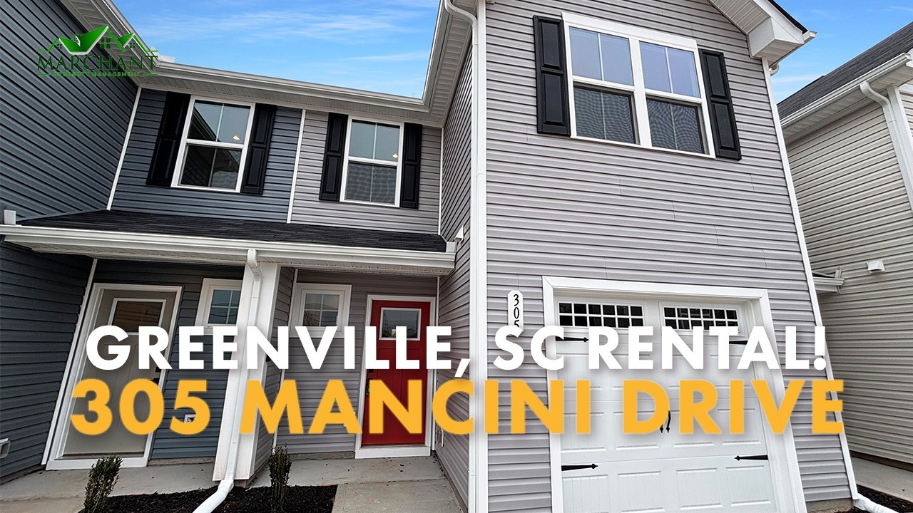 Home Tour in GREENVILLE SC! 305 MANCINI DRIVE