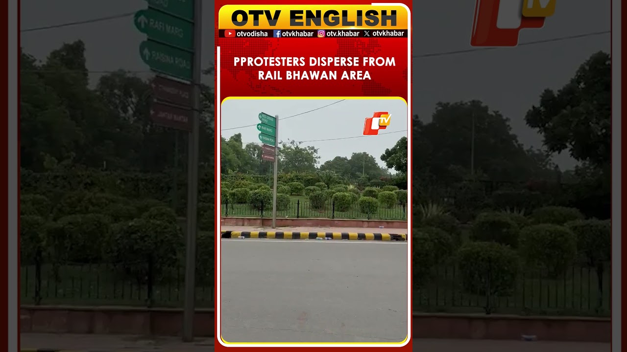 Protesters Disperse From Rail Bhawan Area Near Parliament In Delhi