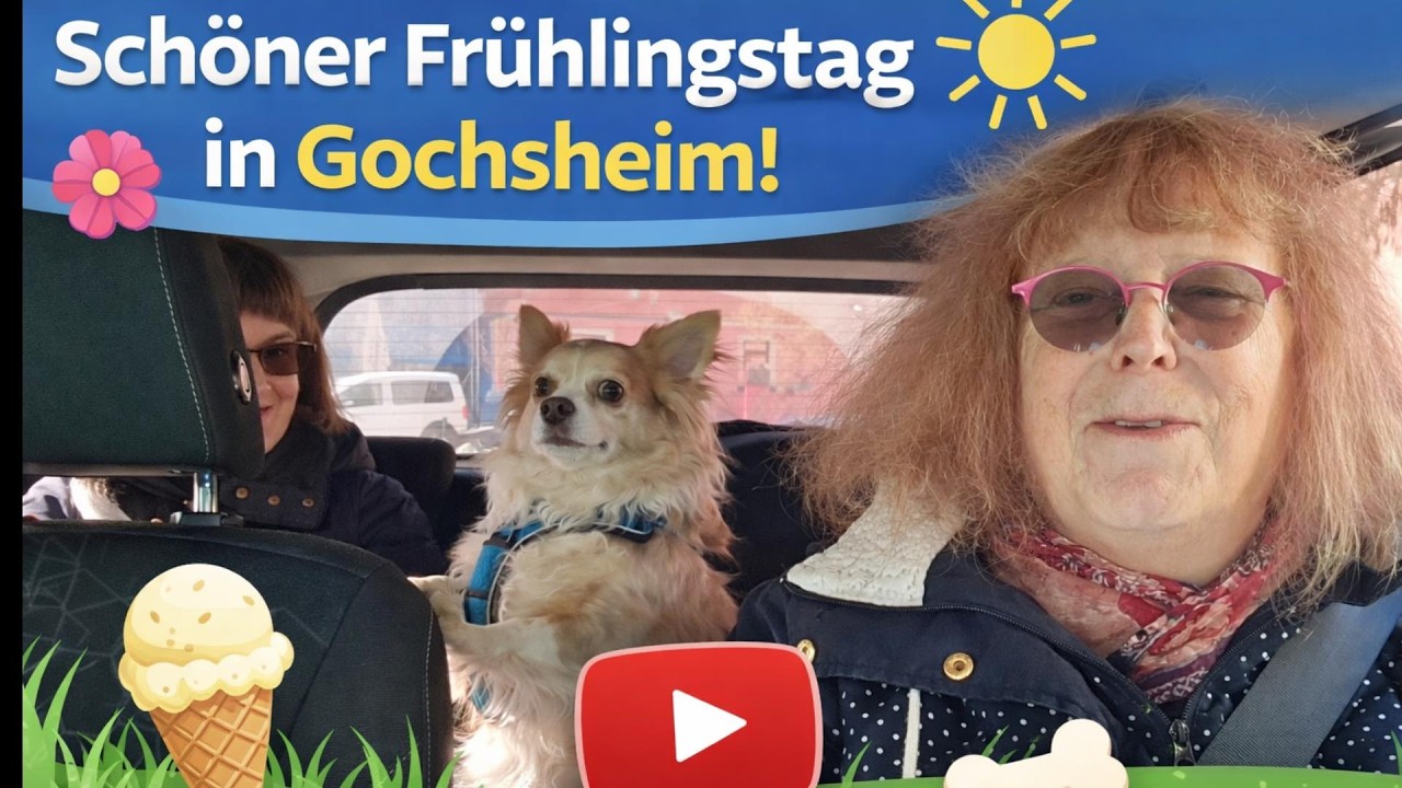 Sonne, Hunde & Eis 🍦🐕 Ein wunderschöner Frühlingstag in Gochsheim