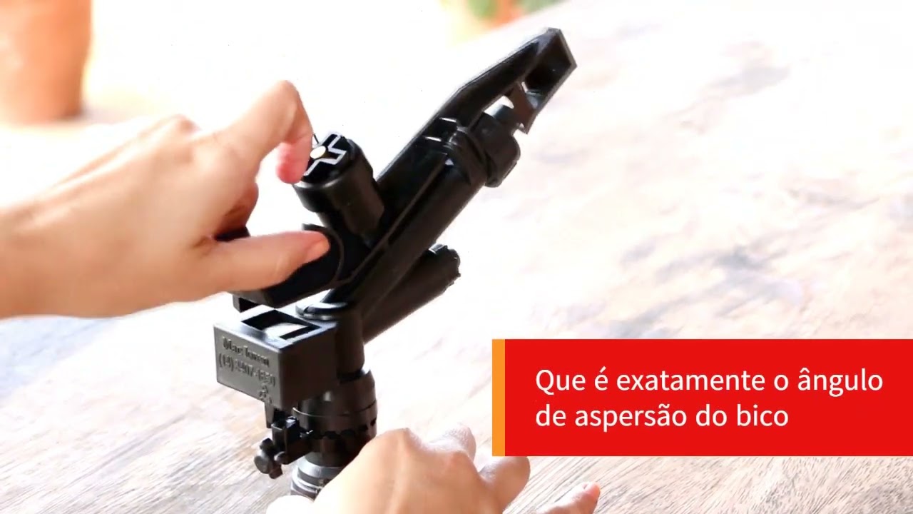 Saiba como ajustar o &acirc;ngulo de aspers&atilde;o do nosso Aspersor Setorial!!