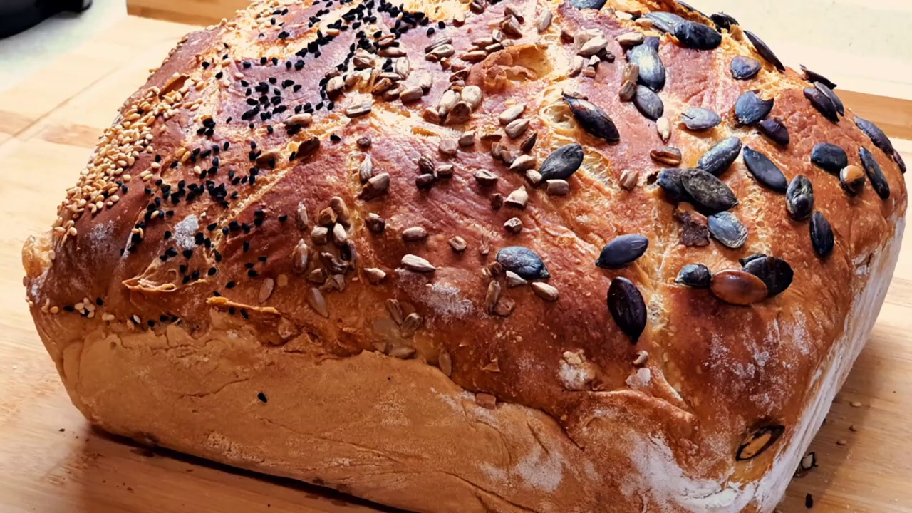 Chleb orkiszowy pszenny na drożdżach / Spelled wheat bread with yeast