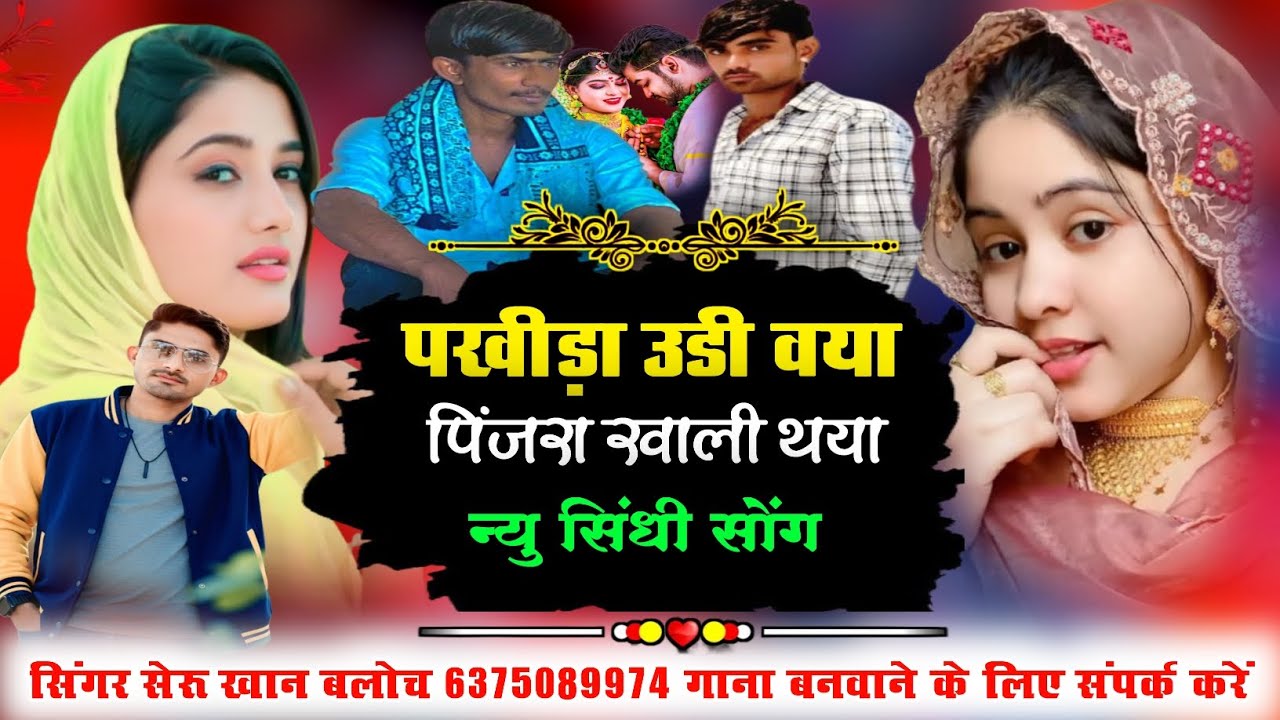Pakhida Udi Vaya Pijara Chade सिंगर सेरू खान बलोच सिंधी सोंग Singer Sheru Khan Bloch SindhiSong 2026