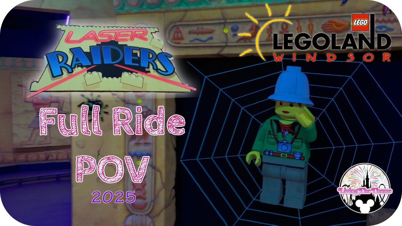 Laser Raiders Full Pov Ride | Legoland Windsor 2025! #LEGOLANDWindsor #LaserRaiders #RidePOV #lego