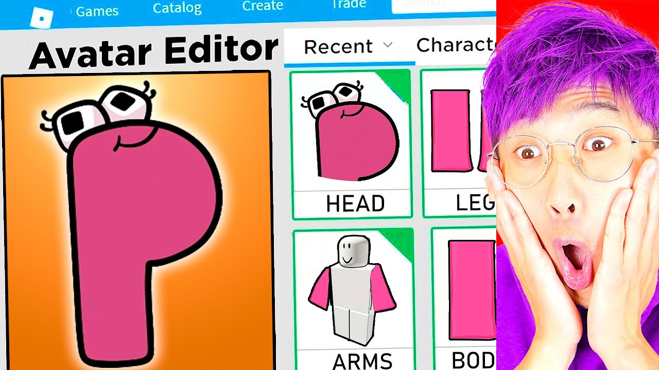 Making *ALPHABET LORE P* A ROBLOX ACCOUNT!? (WE GOT HACKED!)