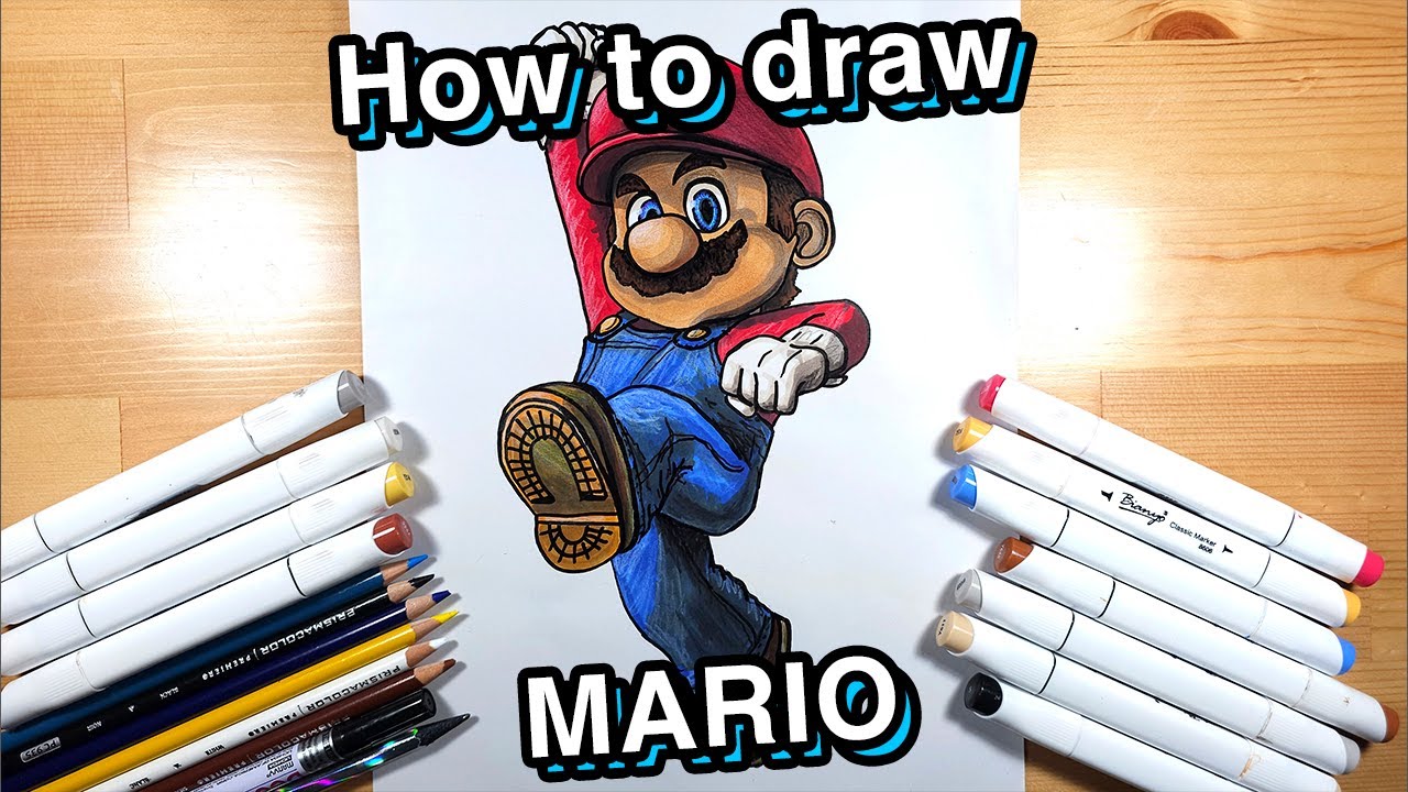 How to Draw Mario (Advance Level)