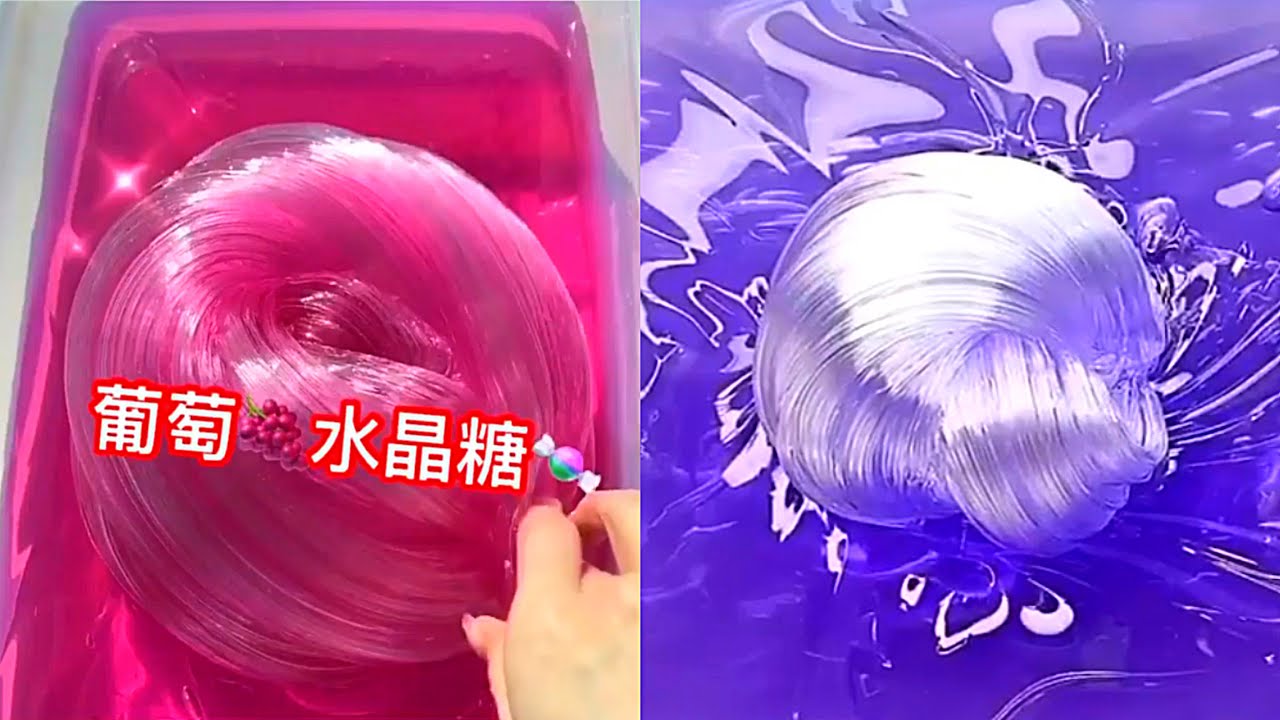 Bubble popping Slime ASMR- satisfying slime ASMR video compilation