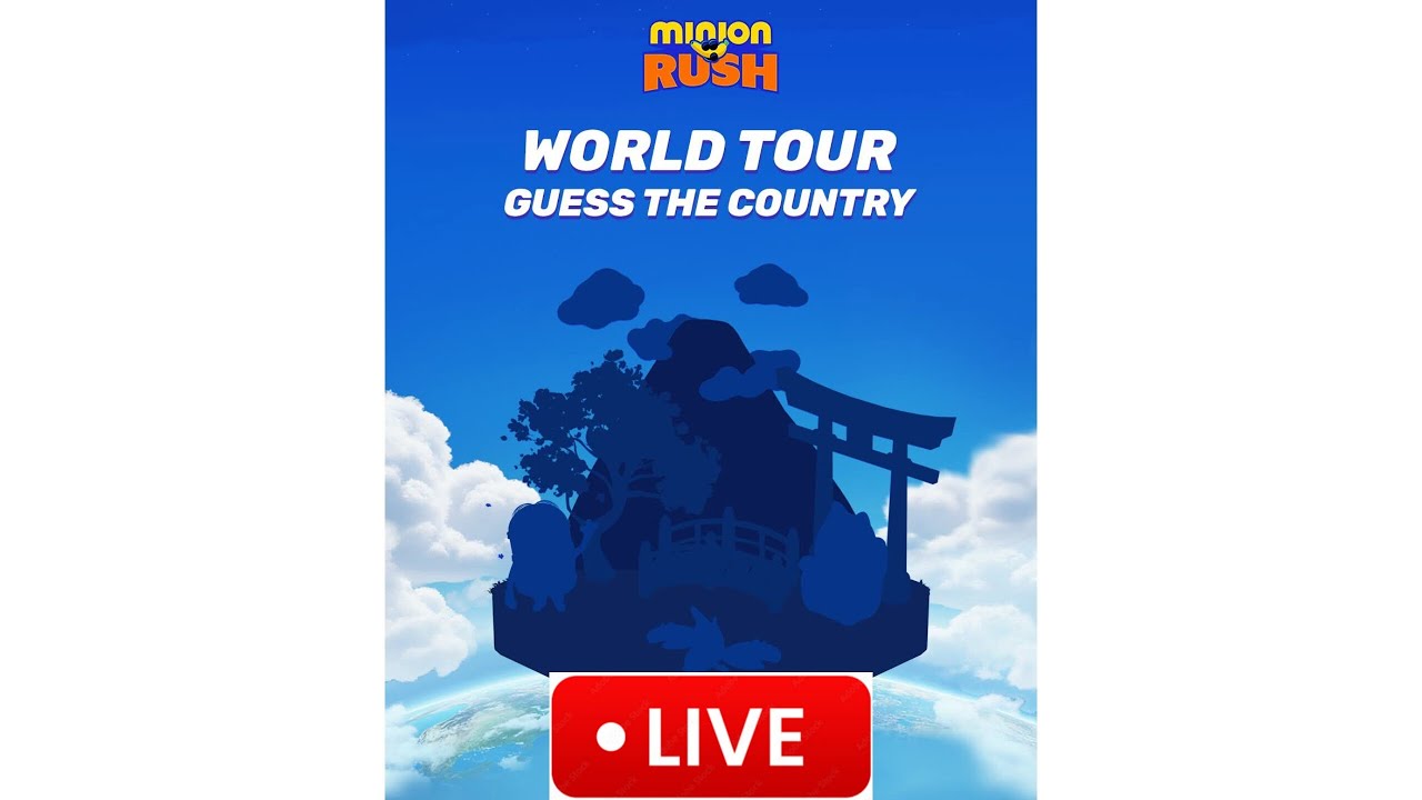 Mr. BXFDFan is live! Minion Rush: Running Game New Update World Tour 🌎