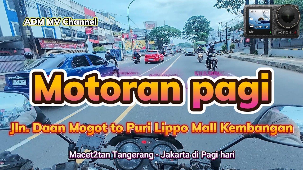 Macet2tan Tangerang - Jakarta  di Pagi hari