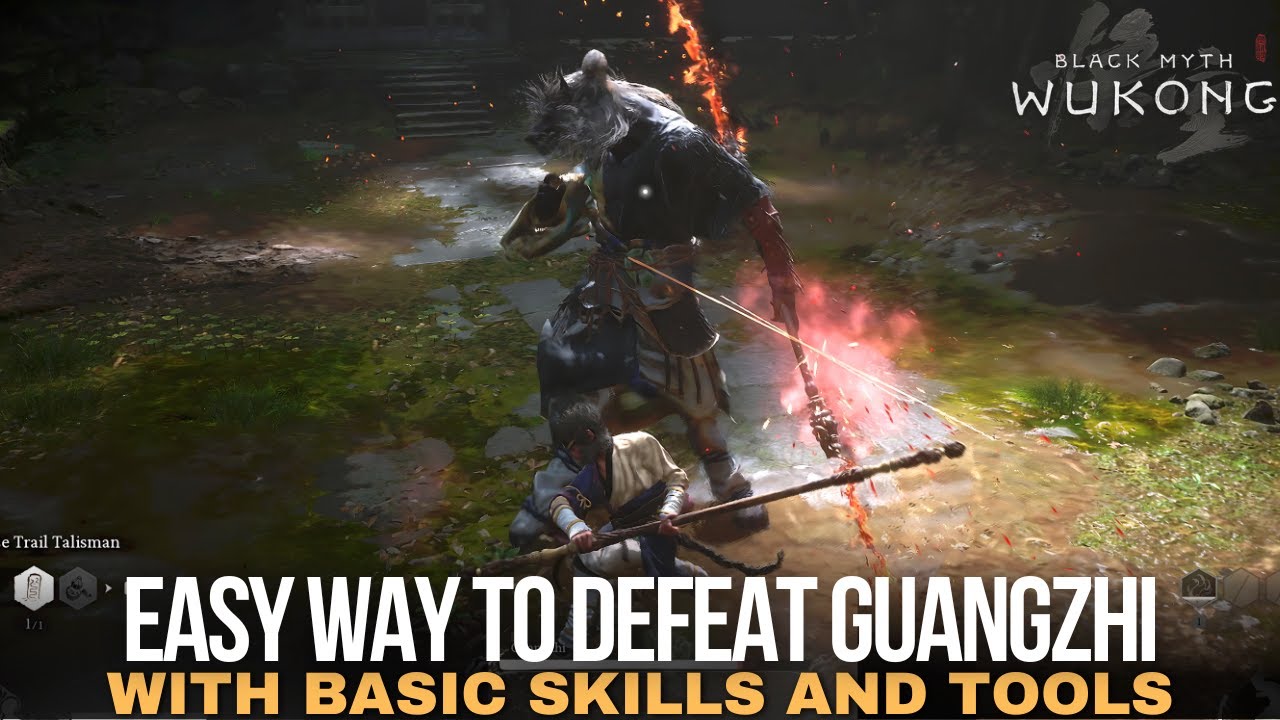 Black Myth: Wukong - How to Kill Guangzhi (Easy Way)