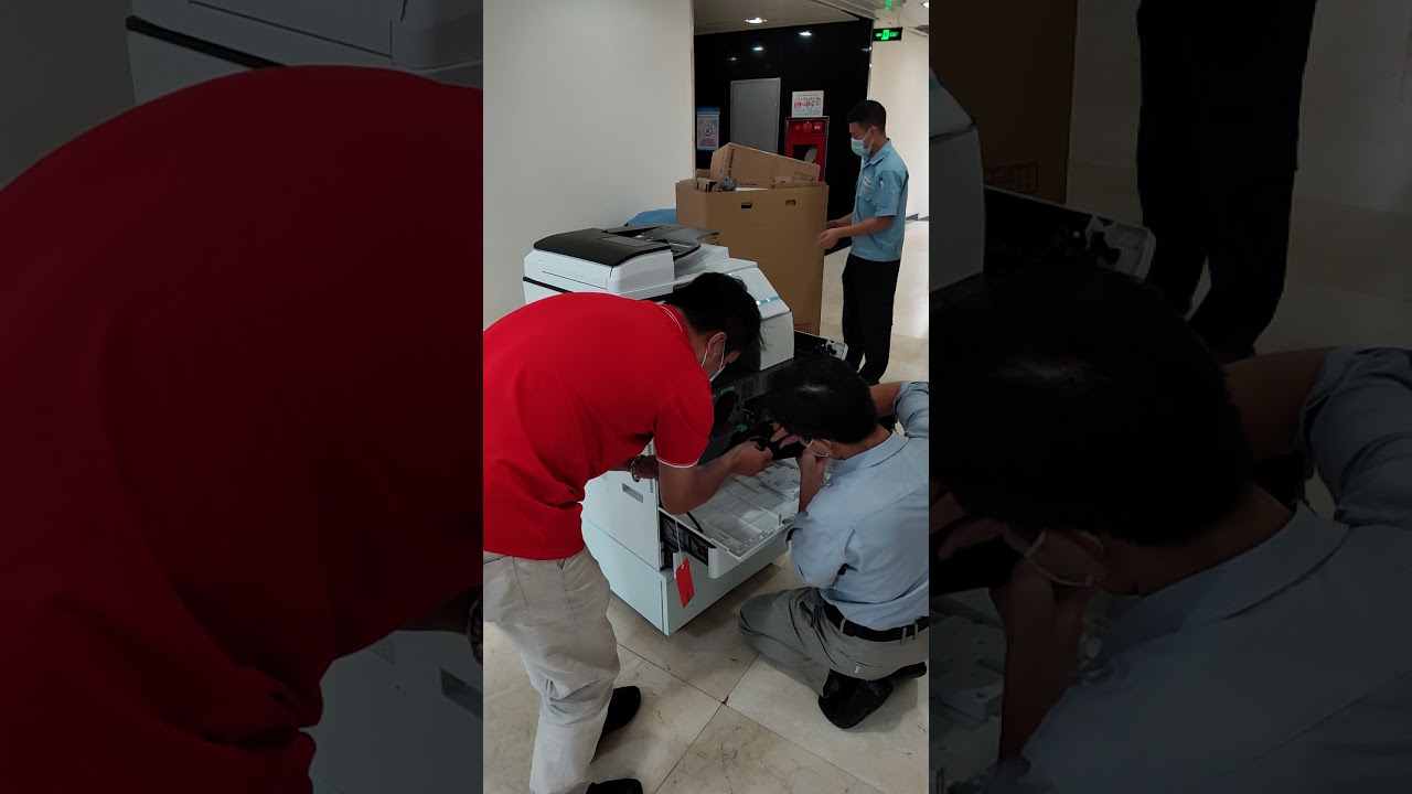 Lắp m&aacute;y Ricoh IM3000