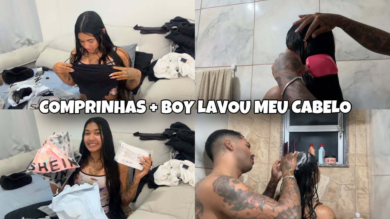 COMPRINHAS NA SHEIN + LAVEI O CABELO PÓS OPERADA