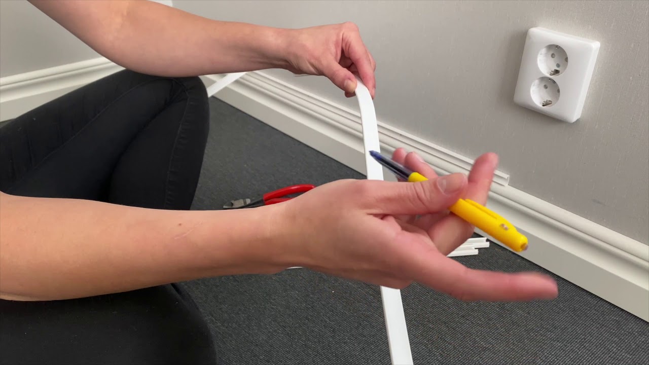 Plastex eFlex kabelkanal &ndash; Monteringsanvisning