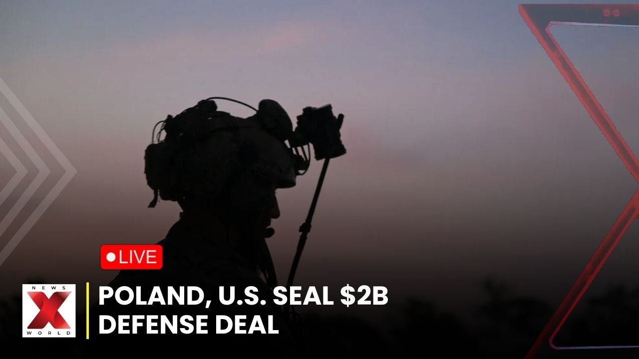 Live | Poland Secures $2B U.S. Air Defense Agreement | News X World |GLobal News