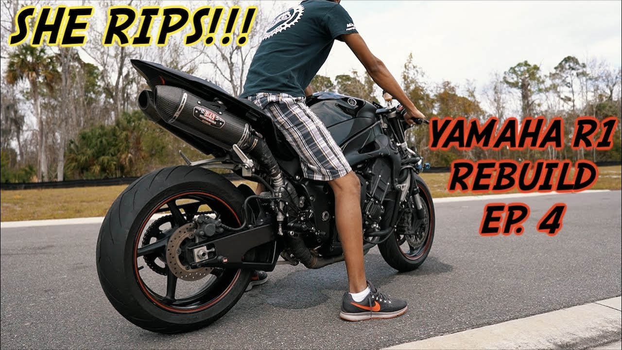 Replacing the Broken Radiator *Revs and Fly By* (R1 Rebuild Ep. 4)