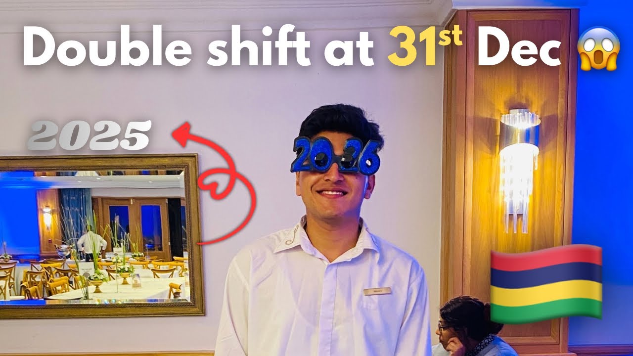 Double Shift at Year End in Mauritius | Full Day Vlog | No Party, Only Work 🇲🇺