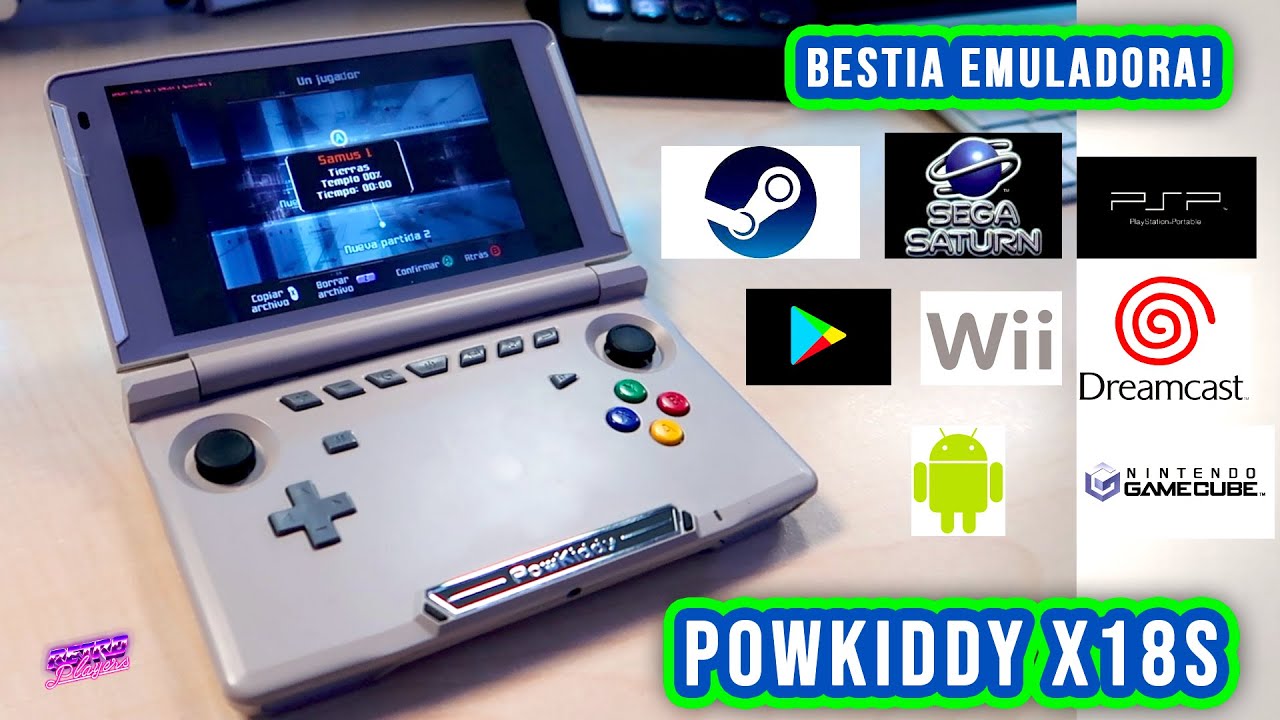POWKIDDY X18S REVIEW Y TEST DE EMULADORES 👾RETROPLAYERS👾