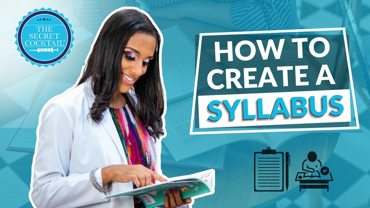 How to create a syllabus.