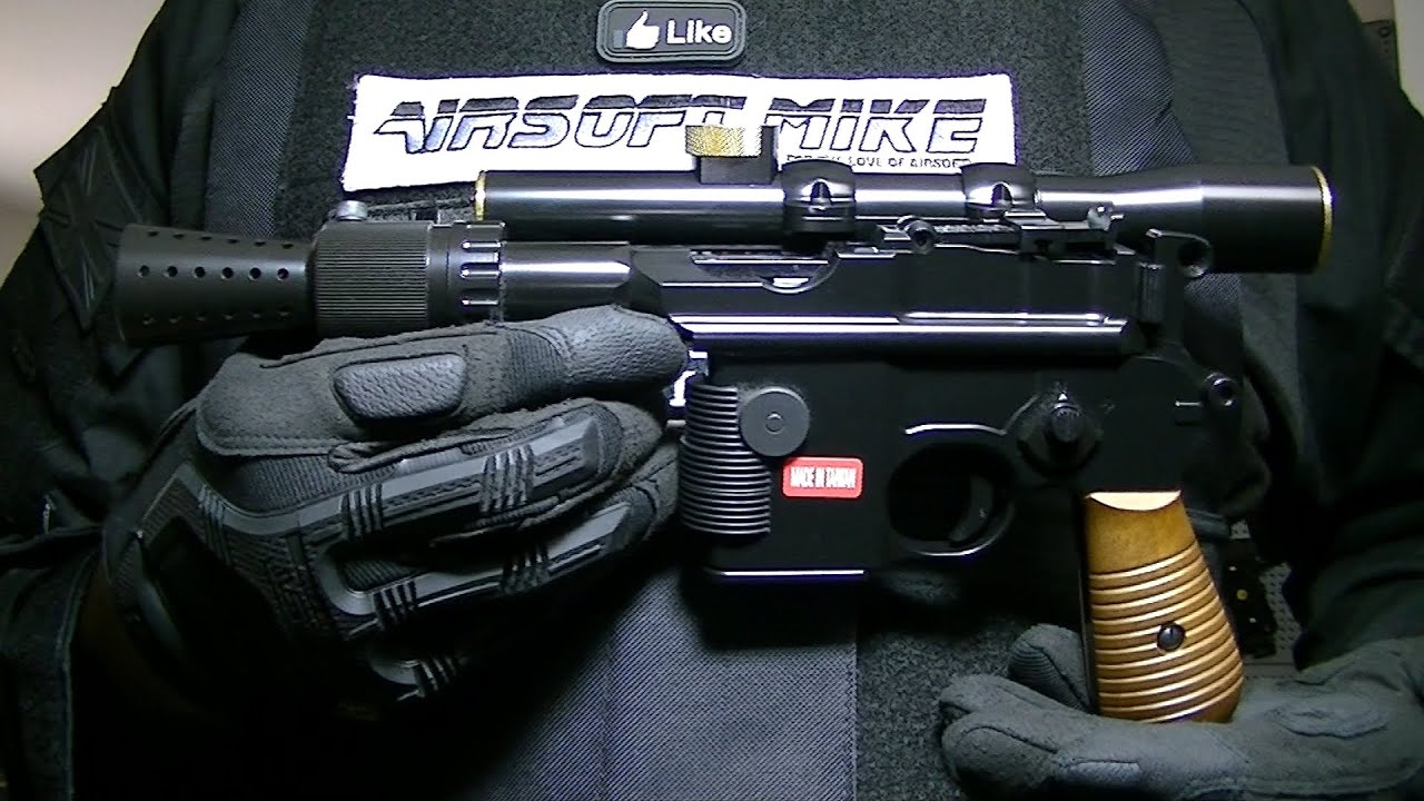 ARMORER WORKS M712 STAR WARS STYLE AIRSOFT BLASTER Unboxing Review / DL-44