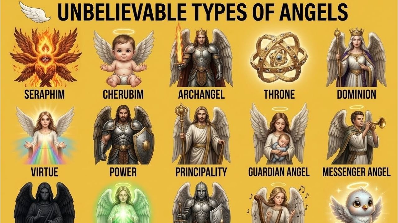 ULTIMATE Guide to ALL 15 Types of Angels: Ranked by Power & Lore