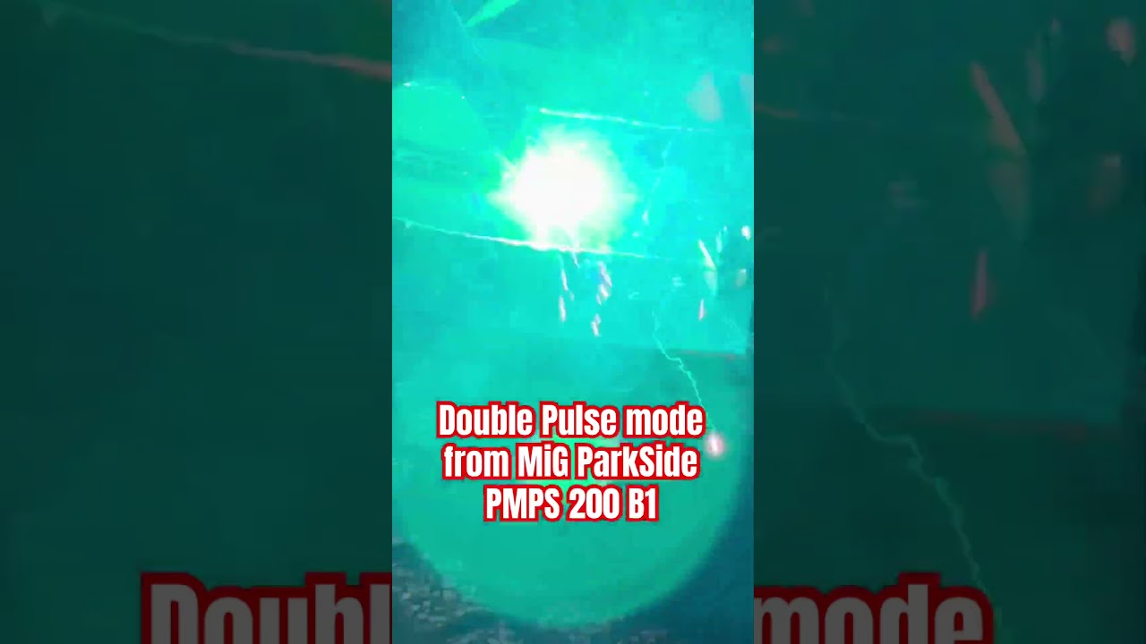 Double Pulse mode from PARKSIDE PMPS 200 B1 Machine_Welding becomes easy!!!👍👍👍