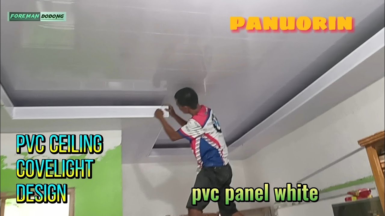 modern pvc ceiling with cove light design | ceiling installation