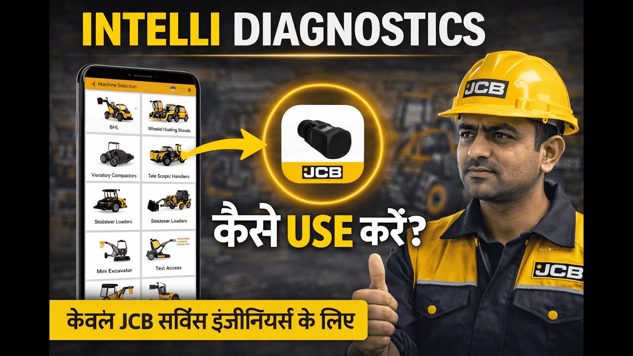 Intelli Diagnostics App Kaise Use Kare? | Complete Guide for JCB Service Engineer #jcb #2026 #viral