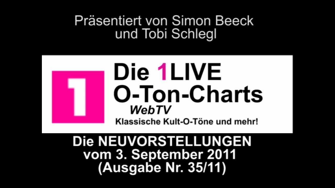 1LIVE O-Ton-Charts Ausgabe des Monats: September 2011