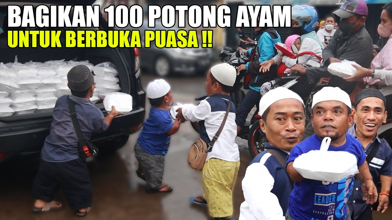 AJAK TEMAN SEPERJUANGAN BAGI-BAGI 100 POTONG AYAM DIJALANAN, UNTUK BERBUKA PUASA !!