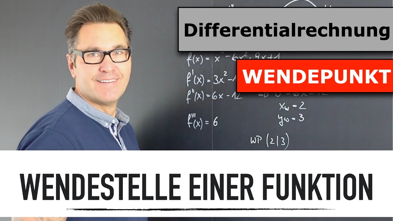 Wendepunkt einer Funktion? | &Uuml;berpr&uuml;fung der Wendestelle | Kurvendiskussion | Extremwerte