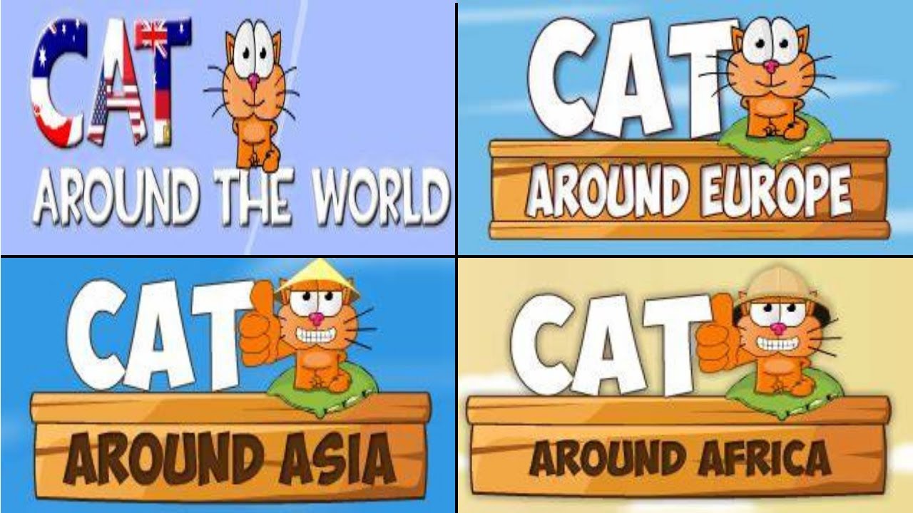 Cat Around The World (Flash Game Series) Complete Walkthrough (Cat Around The World-Africa)