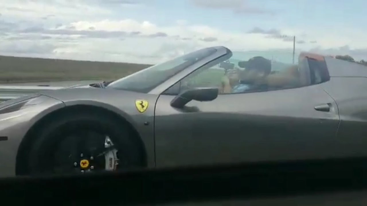 2003 Mustang Cobra FBO vs Ferrari 458 Spider