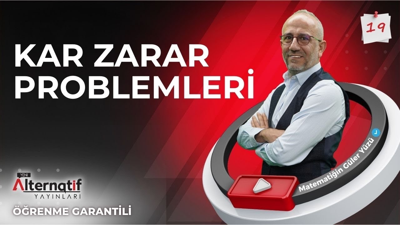 Kar Zarar Problemleri | Tyt Matematik Kampı-19 | Pdf #öğrenmegarantili 
