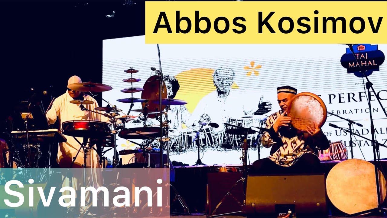 Abbos Kosimov | @drumsshivamani | 25th barsi of Ustad Alla Rakha | Remembrance of Zakir Hussain |