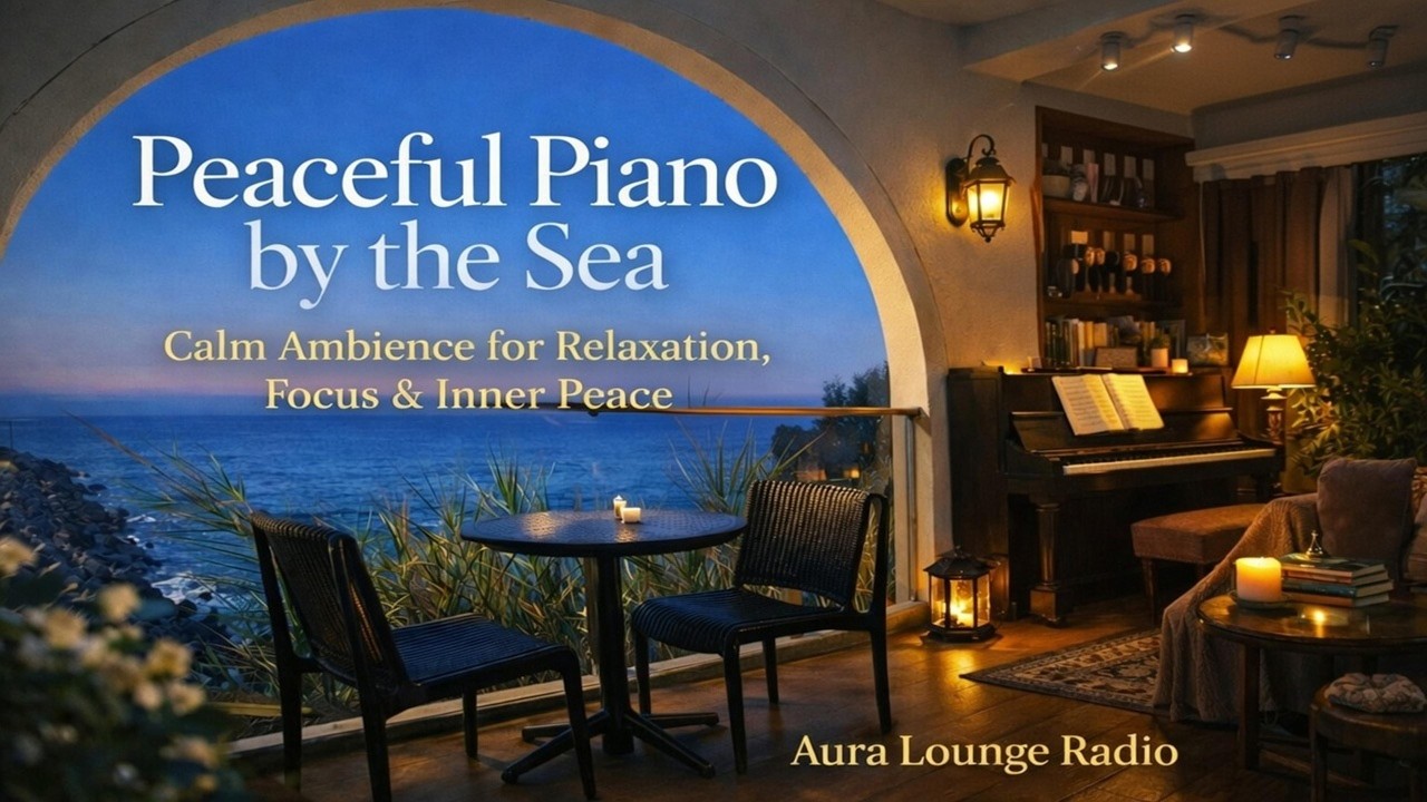 Peaceful Piano by the Sea | Calm Ambience for Relaxation, Focus & Inner Peace