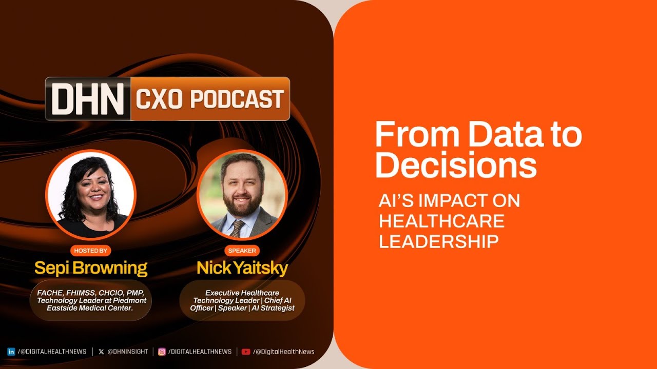 From Data to Decisions: AI’s Impact on Healthcare Leadership | Nick Yaitsky | Chief AI Officer