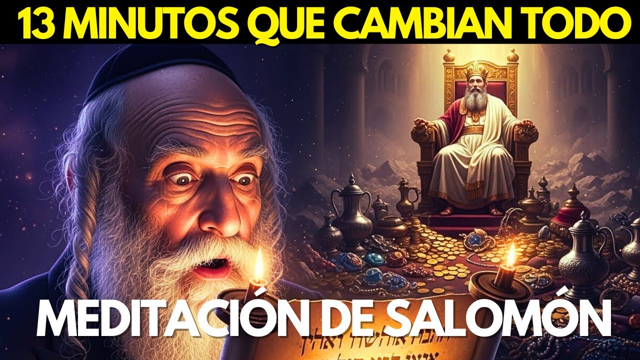 MEDITACIÓN de la RIQUEZA del REY SALOMÓN: 13 minutos que REPROGRAMAN tu mente para ATRAER ORO.