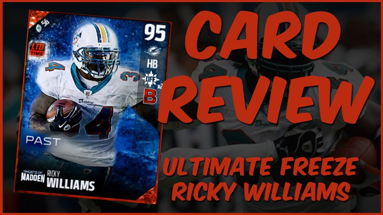 MUT 17 Card Review | Ultimate Freeze Ricky Williams Gameplay + Card Review