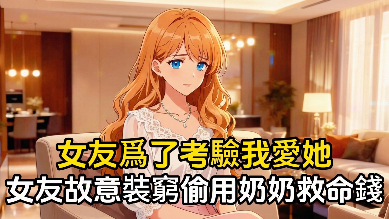 富二代女友爲了考驗我的真心，竟故意裝窮偷拿奶奶的救命錢#動漫 #漫畫 #二次元 #戀愛