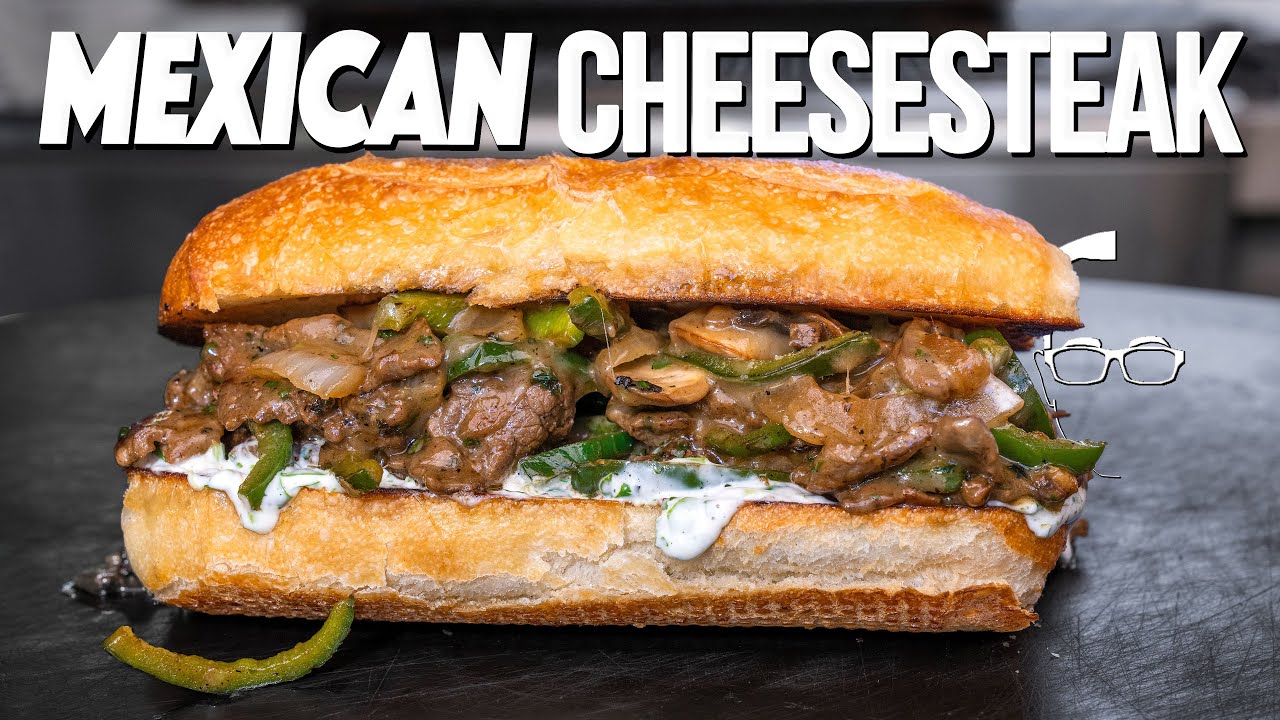 SPICY MEXICAN CHEESESTEAK | SAM THE COOKING GUY