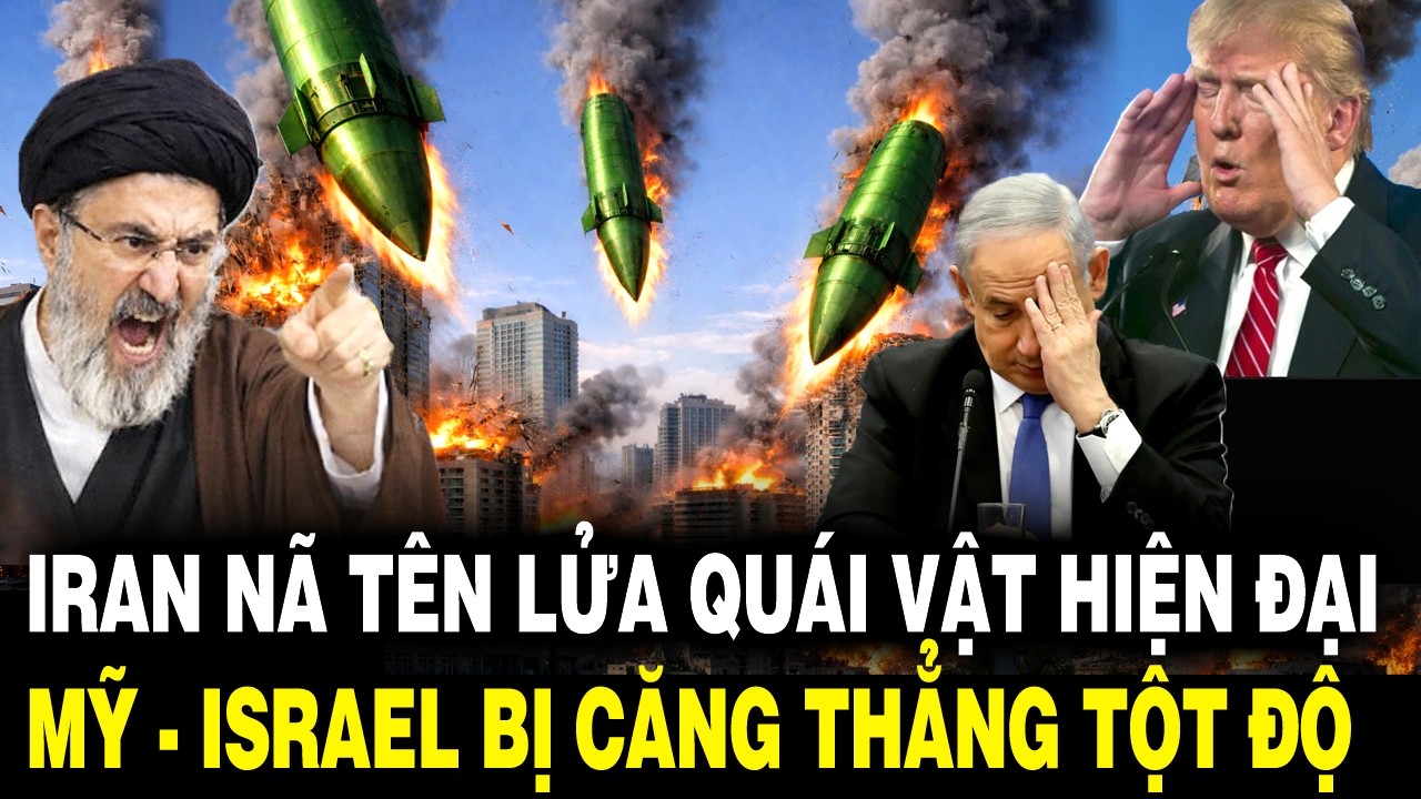 Iran Tiếp Tục Nã Tên Lửa “QUÁI VẬT” Hiện Đại Nhất, Mỹ - Israel Bị Căng Thẳng Tột Độ | TIN TỨC 24H TV