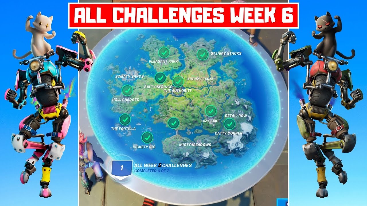 All Week 6 Challenges Guide! - Fortnite Chapter 2 Season 3