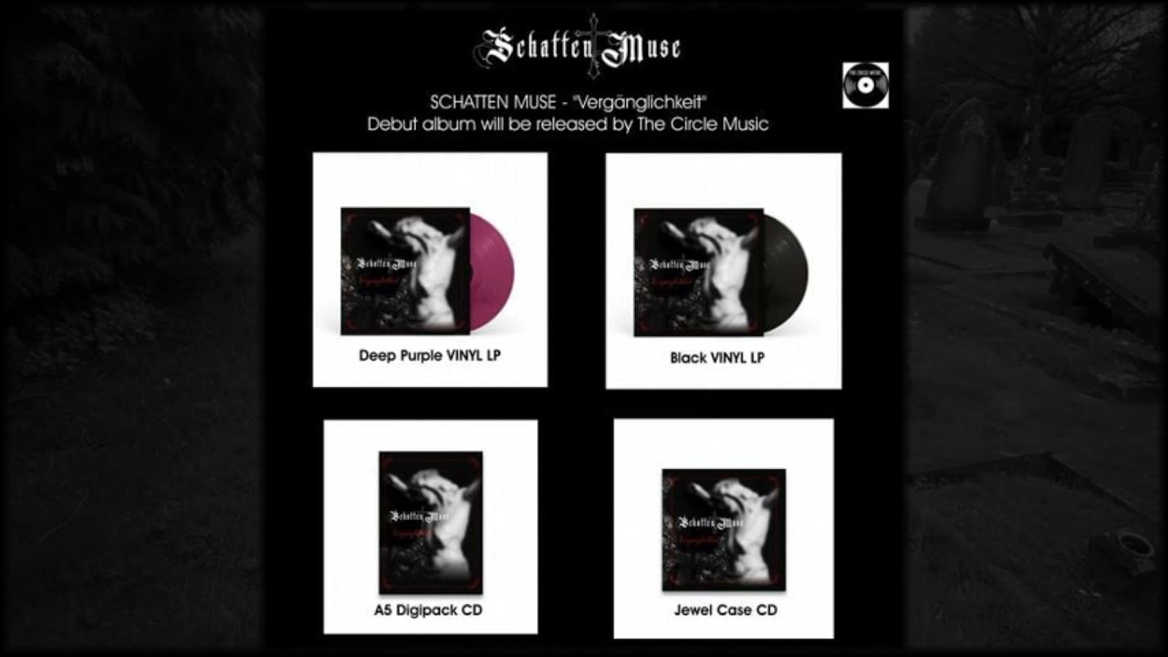 Schatten Muse -  Lp / CD  Verg&auml;nglichkeit (PRE-ORDER Trailer)