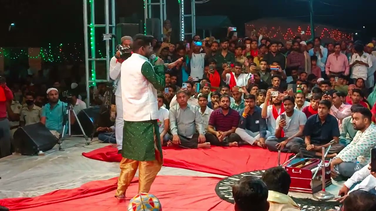 #sawaibhatt सवाई भट्ट ने ऐसा गाया कि लोग सुनते ही रह गए-सैलानी सरकार आश्रम पर